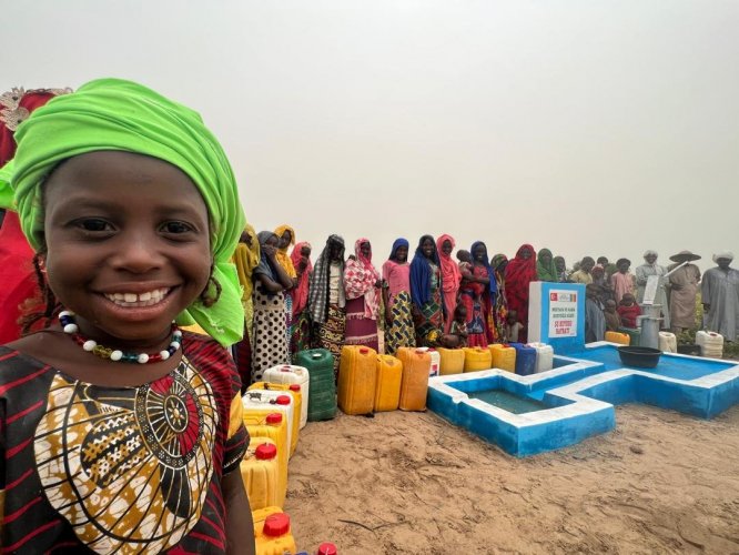 We Opened a Water Well in Attekan Village of Chad Nāḥamā, Africa