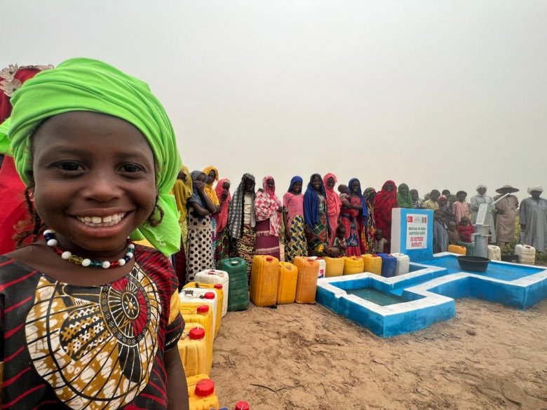 We Opened a Water Well in Attekan Village of Chad Nāḥamā, Africa