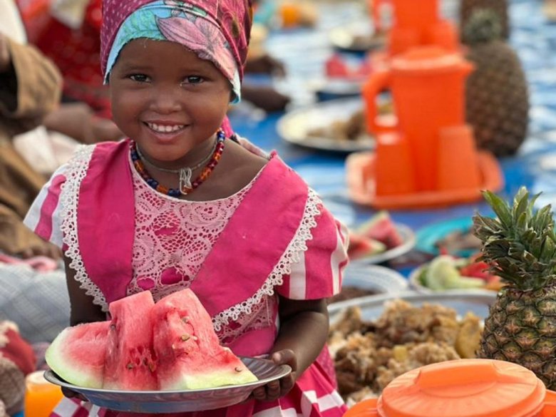 We served food in the Abeche Province of Chad, Africa